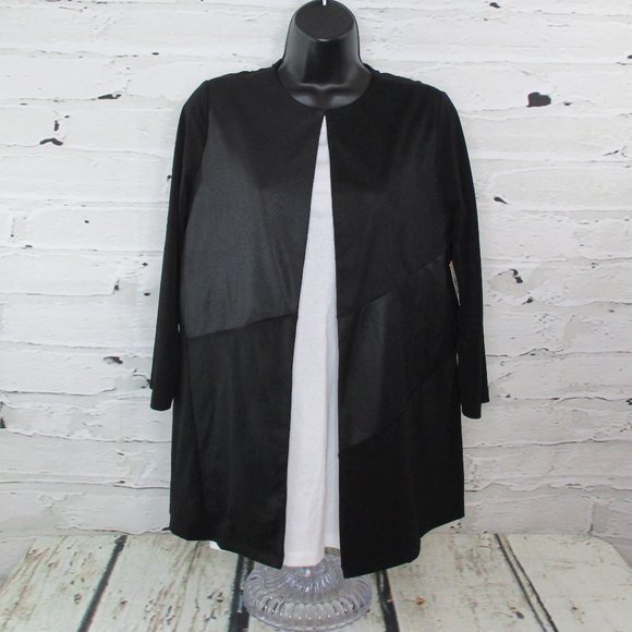 Kasper Jackets & Blazers - Kasper Petites Mixed Media Jacket